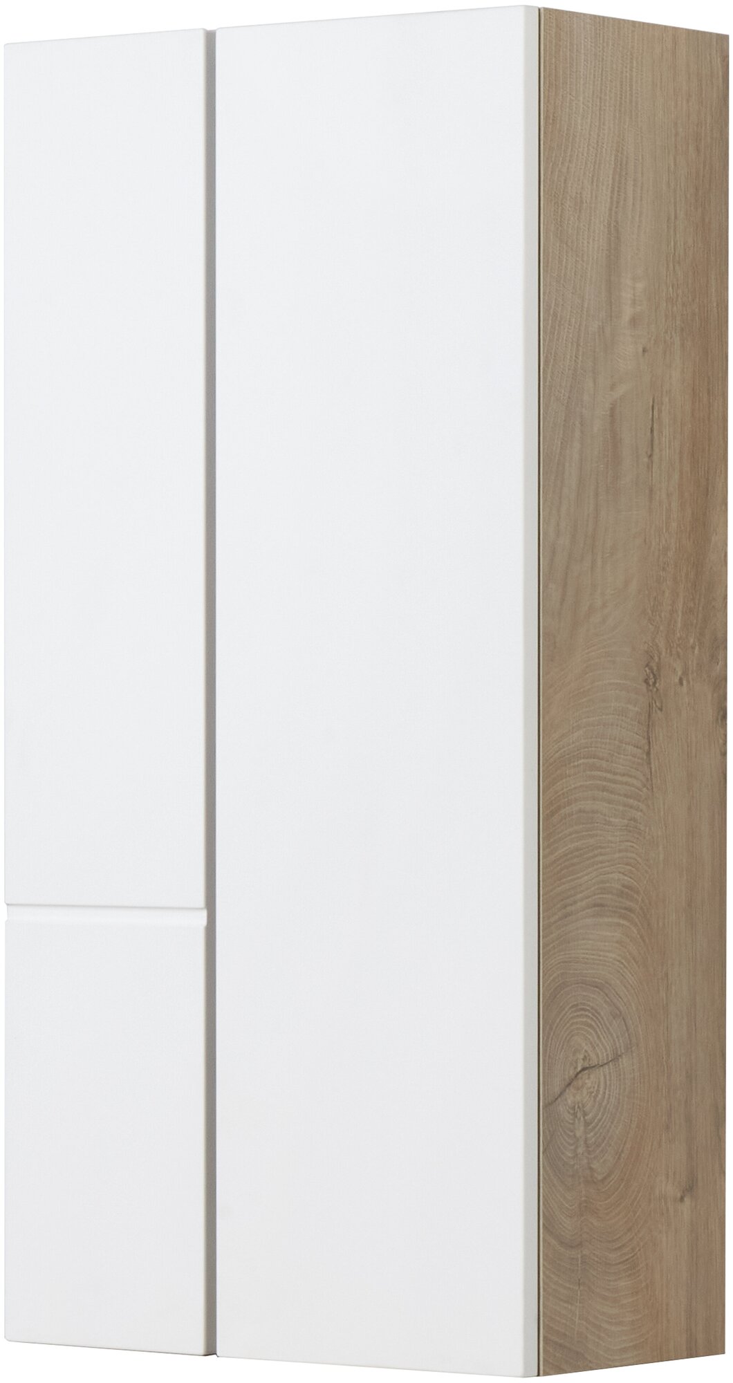 фото Подвесной шкаф Aquaton Мишель 43 1A243903MIX40 Дуб эндгрейн Белый
