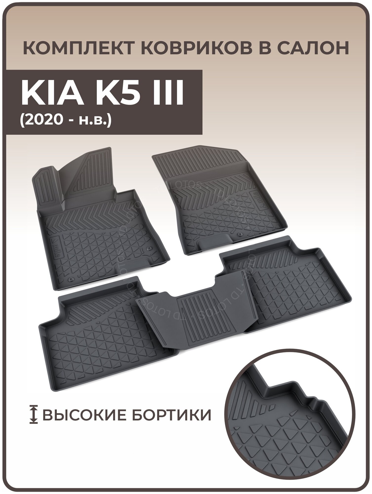 Коврики в салон автомобиля KIA K5 III (2020 — н. в.)