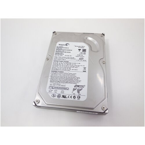 Жесткий диск HDD SATA 80Gb Seagate ST3808110AS