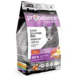 Probalance Сухой корм для кошек с говядиной и ягнёнком истинное удовольствие 0,4 кг (8 шт) - изображение