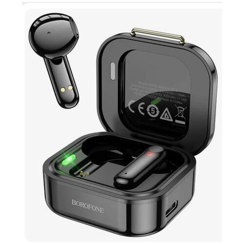 Наушники беспроводные Borofone BW16 черный 1404₽