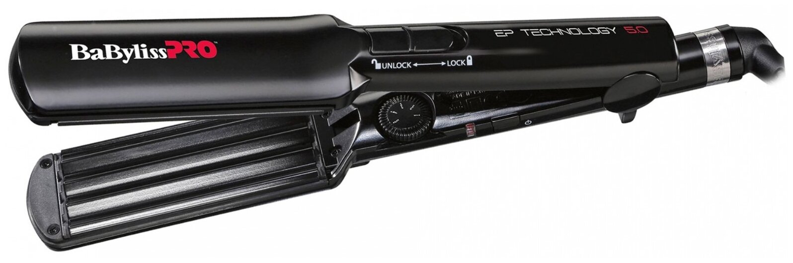 Щипцы-гофре BaByliss Pro широкие с покрытием EP Technology 5.0, 38 мм