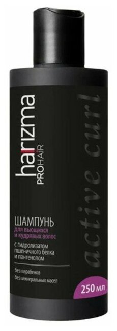 Шампунь для вьющихся волос Harizma Active Curl, 250 мл