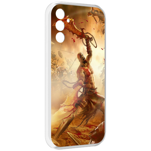 Чехол MyPads God Of War III для Samsung Galaxy M13 задняя-панель-накладка-бампер чехол mypads god of war iii для samsung galaxy m04 задняя панель накладка бампер