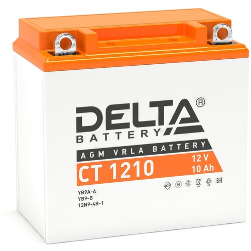 Delta аккумуляторная батарея CT 1210 (YB9A-A, YB9-B, 12N9-4B-1)