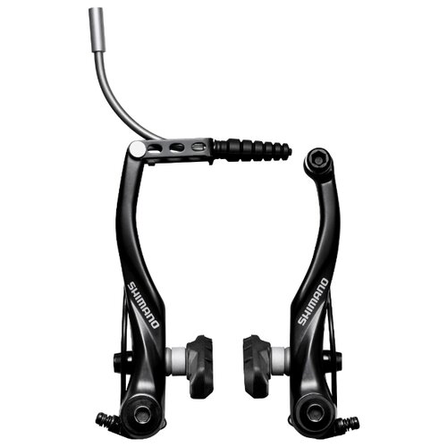 Задний тормоз SHIMANO BR-T4000 черный тормозные колодки shimano m70t3 v brake