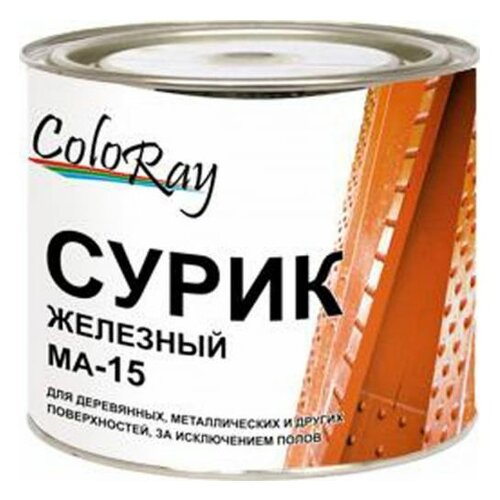  Краска масляная COLORAY МА-15 сурик железный 2.4 кг
