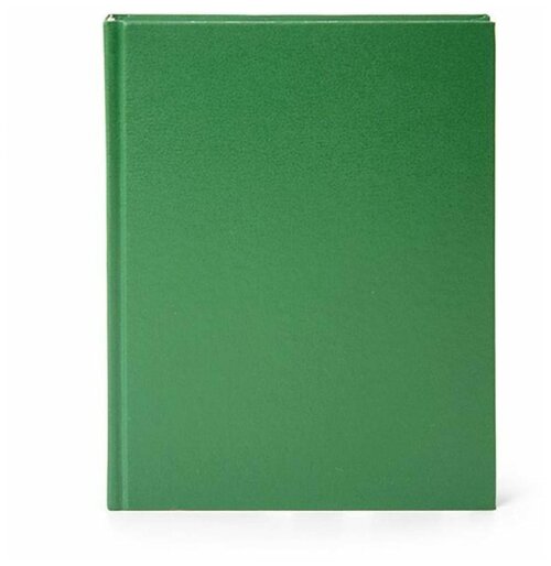 Ежедневник недатированный LITE зеленый бумвинил А5, 160 листов