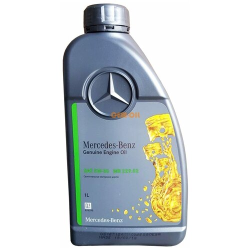 Синтетическое моторное масло Mercedes-Benz MB 229.52 5W-30, 5 л, 1 шт