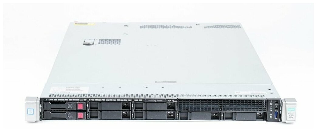 HPE Proliant DL360 Gen9 8xSFF 2x2.4 GHz 6-Core Xeon E5-2620v3/32Gb (2x16) PC4-2133p/no HDD/2x500W