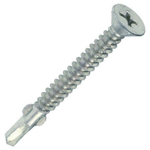 Крепком Саморез по металлу 4,8х38 WSDSK с ушками, оцинкованная сталь (250 шт.)