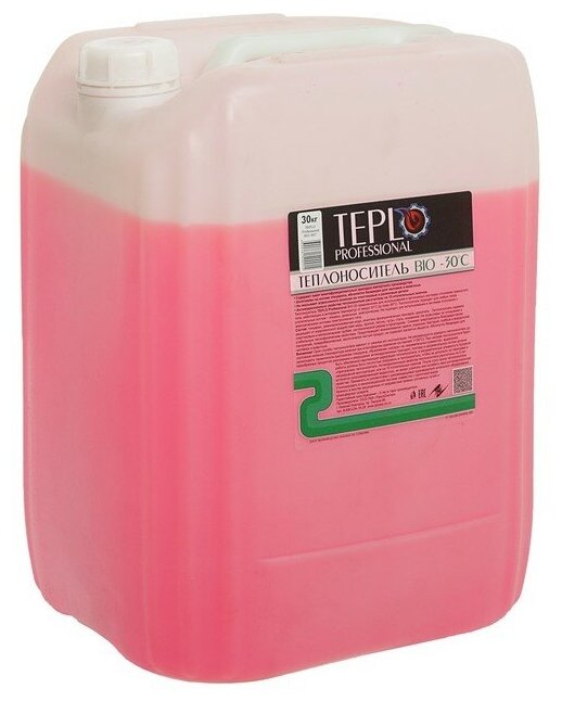 Теплоноситель TEPLO Professional BIO - 30, основа глицерин, 30 кг