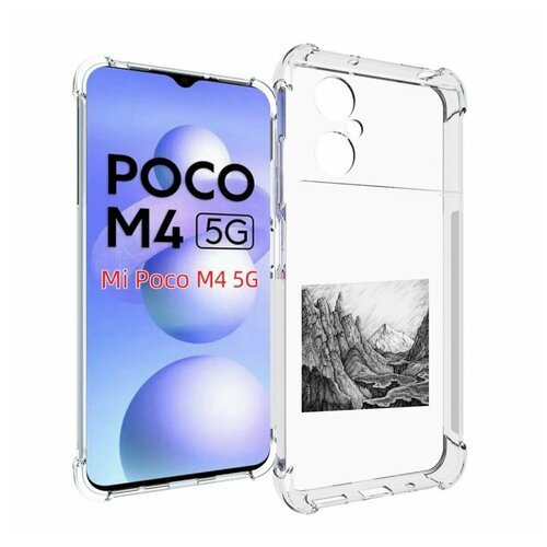 Чехол MyPads Ямакаса Мияги и Энди Панда для Xiaomi Poco M4 5G задняя-панель-накладка-бампер