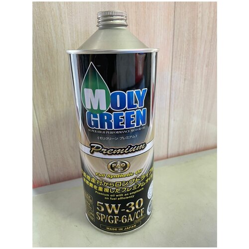 MolyGreen Моторное масло MOLY GREEN BLACK SN/GF-5 5W-30 (1л)