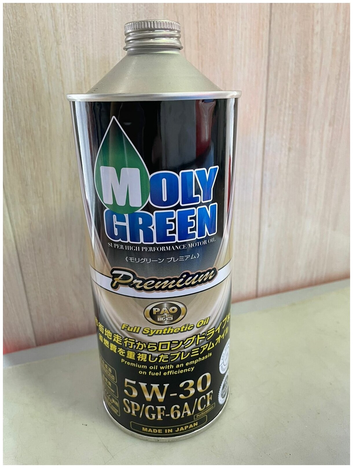 MolyGreen Моторное масло MOLY GREEN BLACK SN/GF-5 5W-30 (1л)