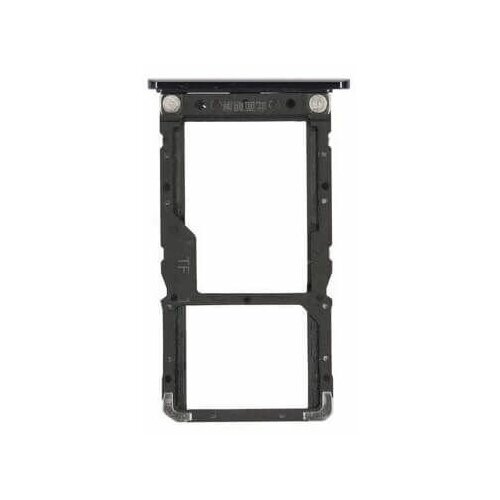 SIM-лоток (сим держатель) для Xiaomi Mi 8 Lite Черный держатель сим карты сим лоток для xiaomi mi mix 2s чёрный