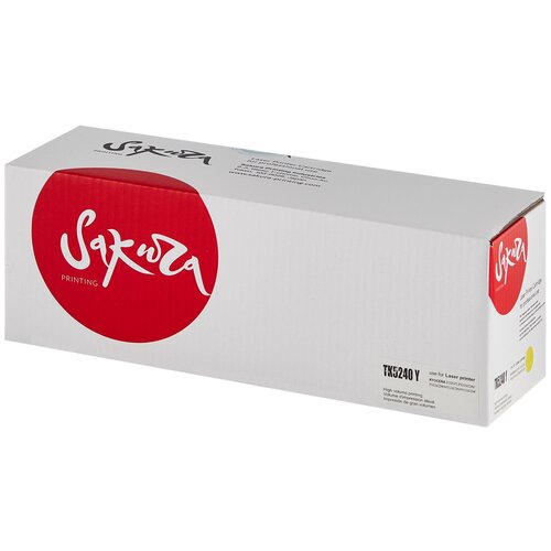 Картридж TK-5240 Yellow для принтера Куасера, Kyocera ECOSYS M 5526 cdn; M 5526