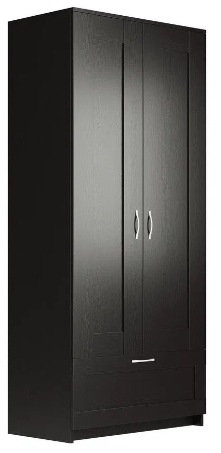 Сириус шкаф комбинированный "2 двери и 1 ящик Дуб Венге RU" - фотография № 1