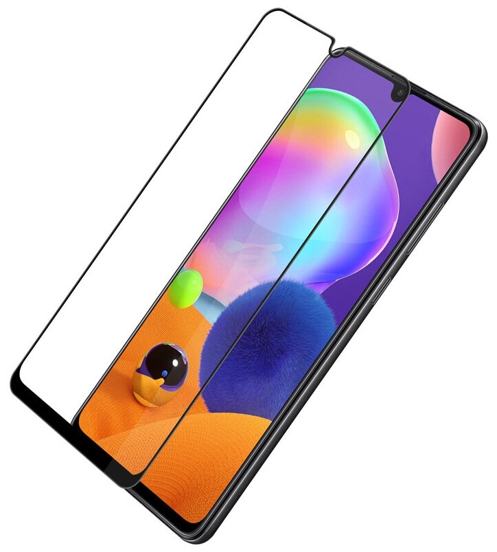 Защитное стекло 3D Glass Pro для Vivo V21 / V21E / V20 / V20 SE полный клей ( черная рамка)