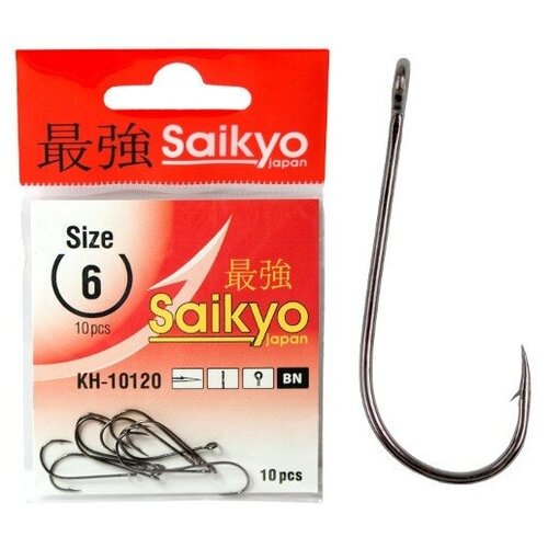 Крючок Saikyo KH-10120 Single Spoon Hook №10 10шт