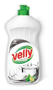 Средство для мытья посуды Grass концентрат Velly Premium лайм и мята 0,5 л