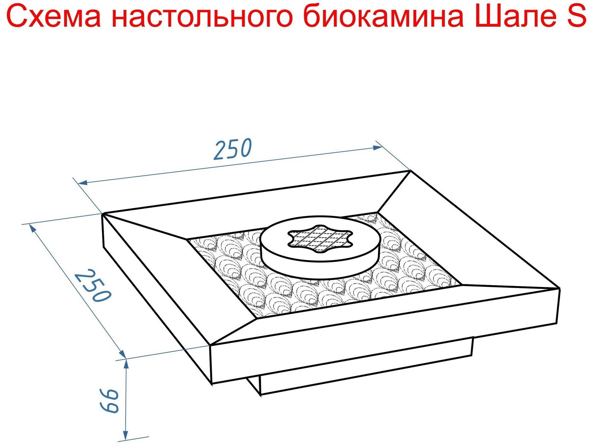 Биокамин настольный Good Fire "Шале" S - фотография № 14