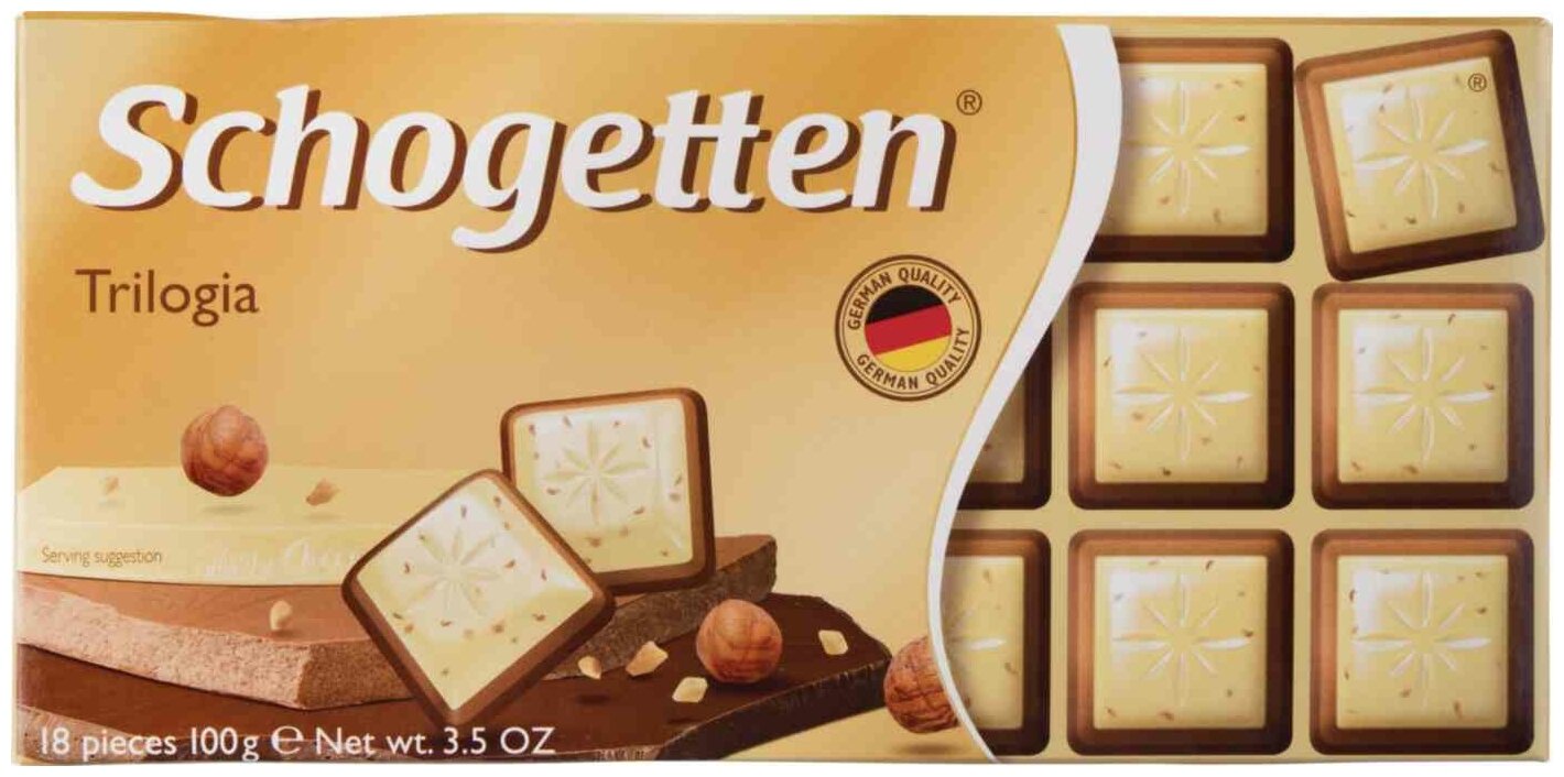Шоколад Schogetten Trilogia 100 гр - фотография № 5