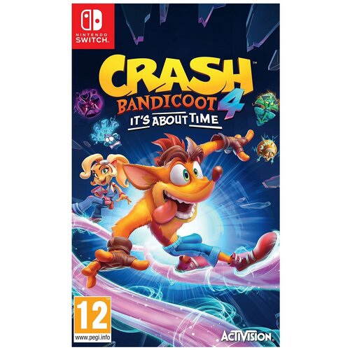 ps4 игра activision crash bandicoot 4 это вопрос времени Картридж игровой Nintendo Switch Crash Bandicoot 4 It's About Time