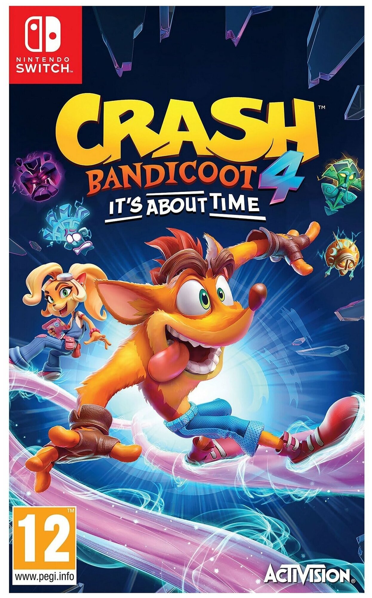 Картридж игровой Nintendo Switch "Crash Bandicoot 4 It's About Time"