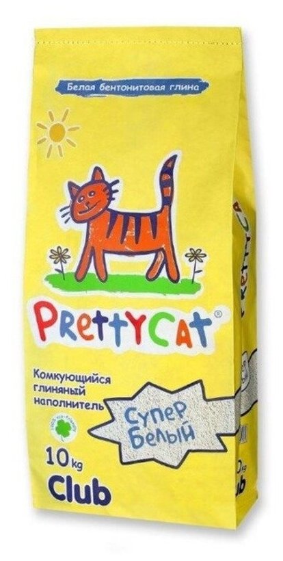 PrettyCat наполнитель комкующийся для кошачьих туалетов "Супер белый" 4,2 кг (5 л) - фотография № 14
