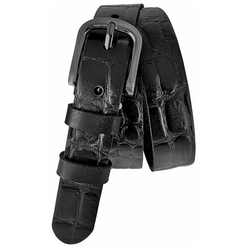 фото Ремень sergio manetti, размер 115-125, черный