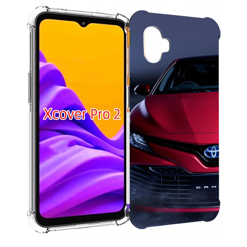 чехол mypads toyota тойота 3 для samsung galaxy xcover pro 2 задняя панель накладка бампер Чехол MyPads toyota тойота 1 для Samsung Galaxy Xcover Pro 2 задняя-панель-накладка-бампер