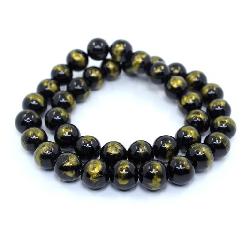 фото Handinsilver ( посеребриручку ) браслет-четки из черного лазурита 10мм. длина изделия 32см