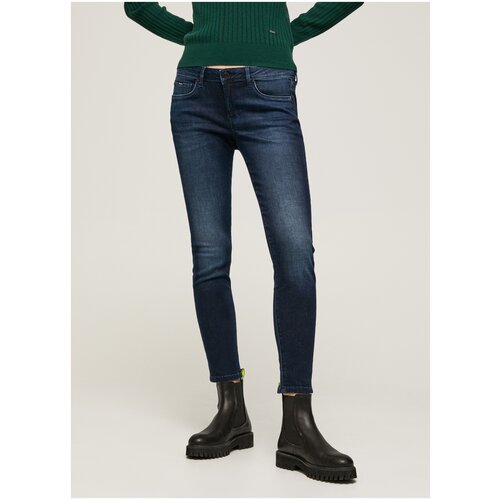 брюки (джинсы) для женщин, Pepe Jeans London, модель: PL204163DI68, цвет: темно-синий, размер: 29/28