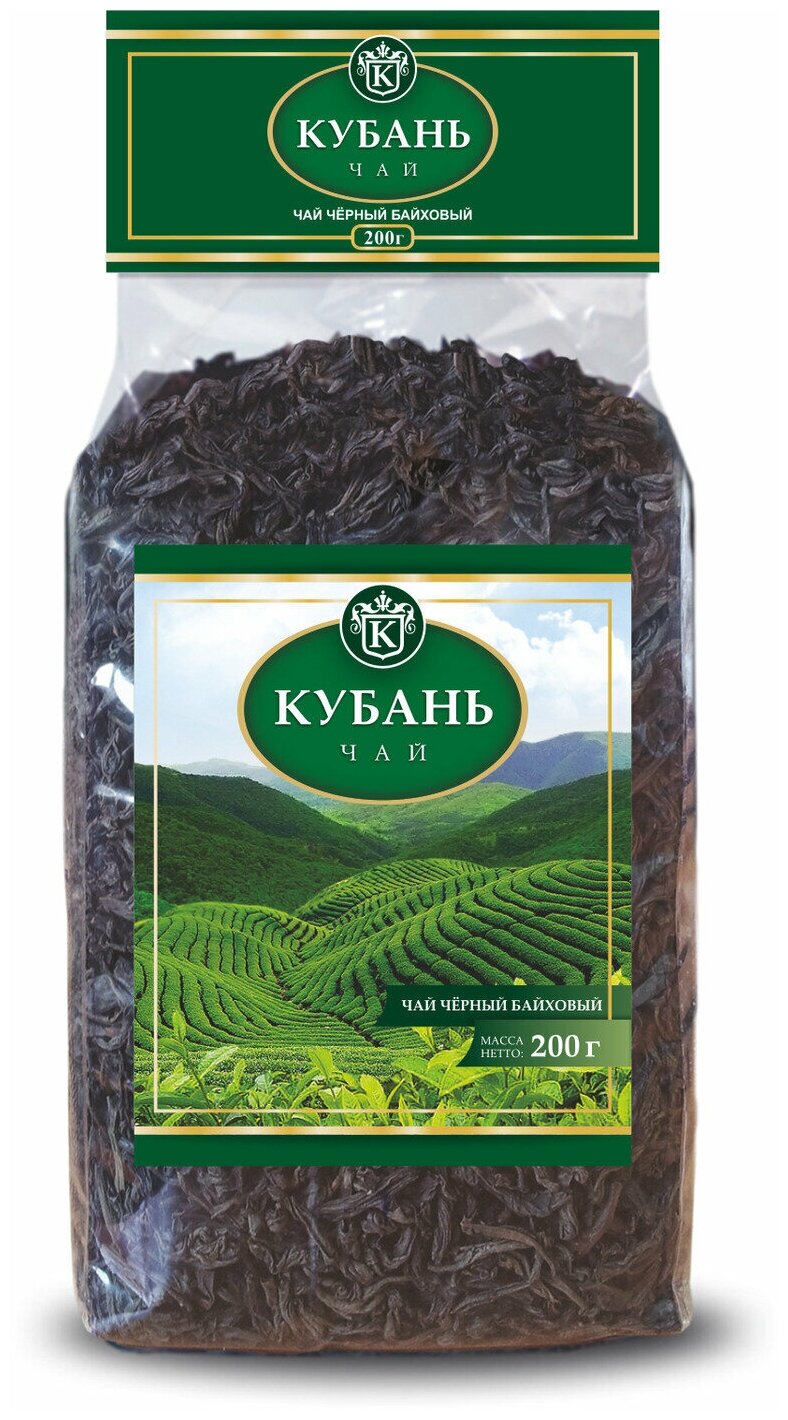 Чай черный Кубань продукт листовой, 200 г - фото №1