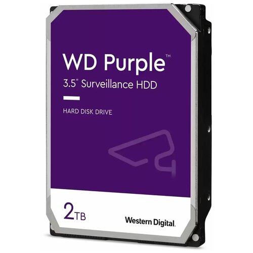 2Tb Жесткий диск WD Purple WD22EJRX SATA 6Gb/s, 64MB Cache