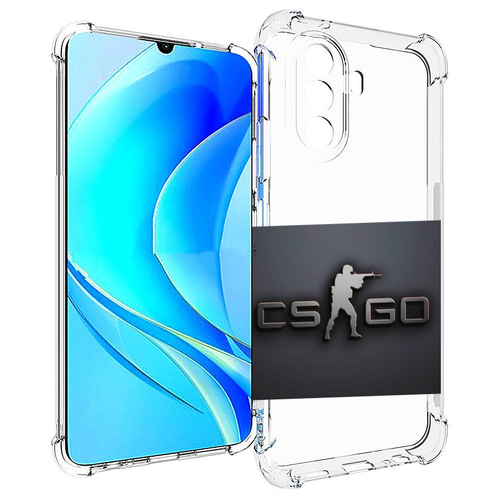 Чехол MyPads CS go логотип мужской для Huawei Nova Y70 / Nova Y70 Plus (MGA-LX9N) / Huawei Enjoy 50 задняя-панель-накладка-бампер чехол mypads половина тигра мужской для huawei nova y70 nova y70 plus mga lx9n huawei enjoy 50 задняя панель накладка бампер