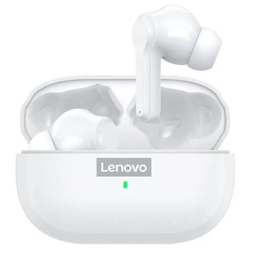 Наушники с микрофоном беспроводные BT вставные Lenovo LP1S 104000₽