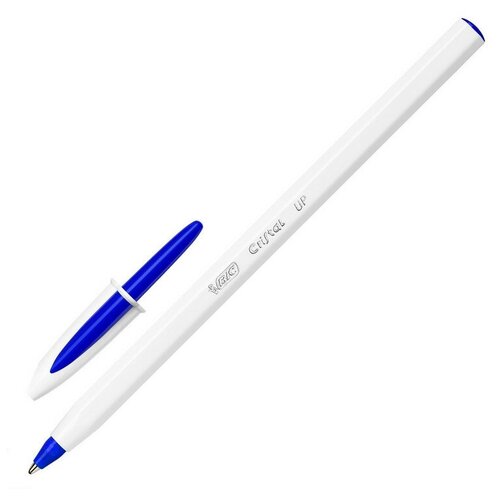 Rombica Ручка шариковая BIC Cristal синий, корп.белый, 0,32 мм, 949879, 33 шт.