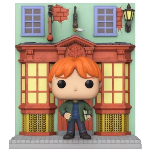 Фигурка Funko POP! Deluxe Harry Potter Diagon Alley Ron Weasley Quidditch Supplies Store (Exc) 58125 набор harry potter фигурка значок