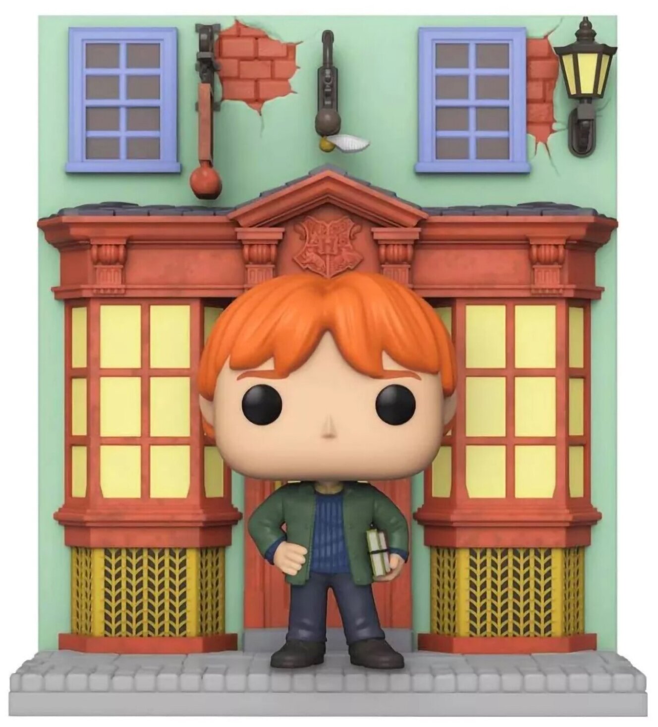 Фигурка Funko POP! Deluxe Harry Potter Diagon Alley Ron Weasley Quidditch Supplies Store (Exc) 58125