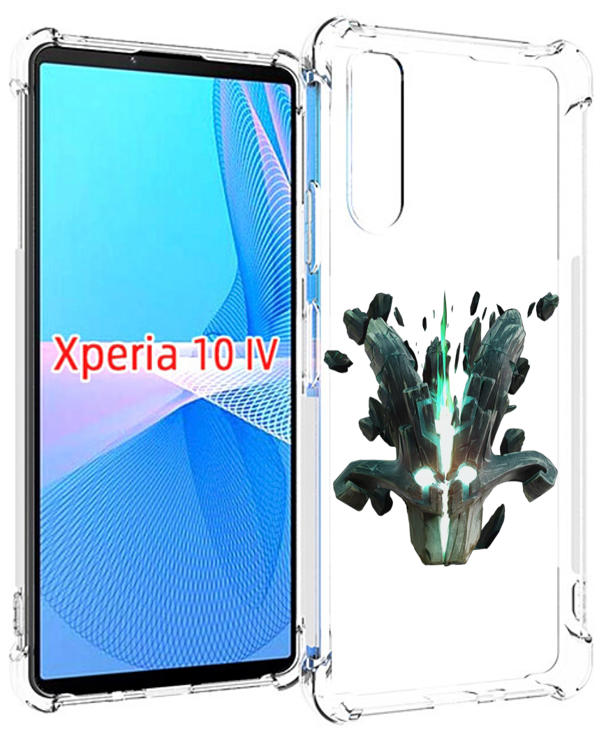 Чехол MyPads dota 2 juggernaut для Sony Xperia 10 IV (10-4) задняя-панель-накладка-бампер