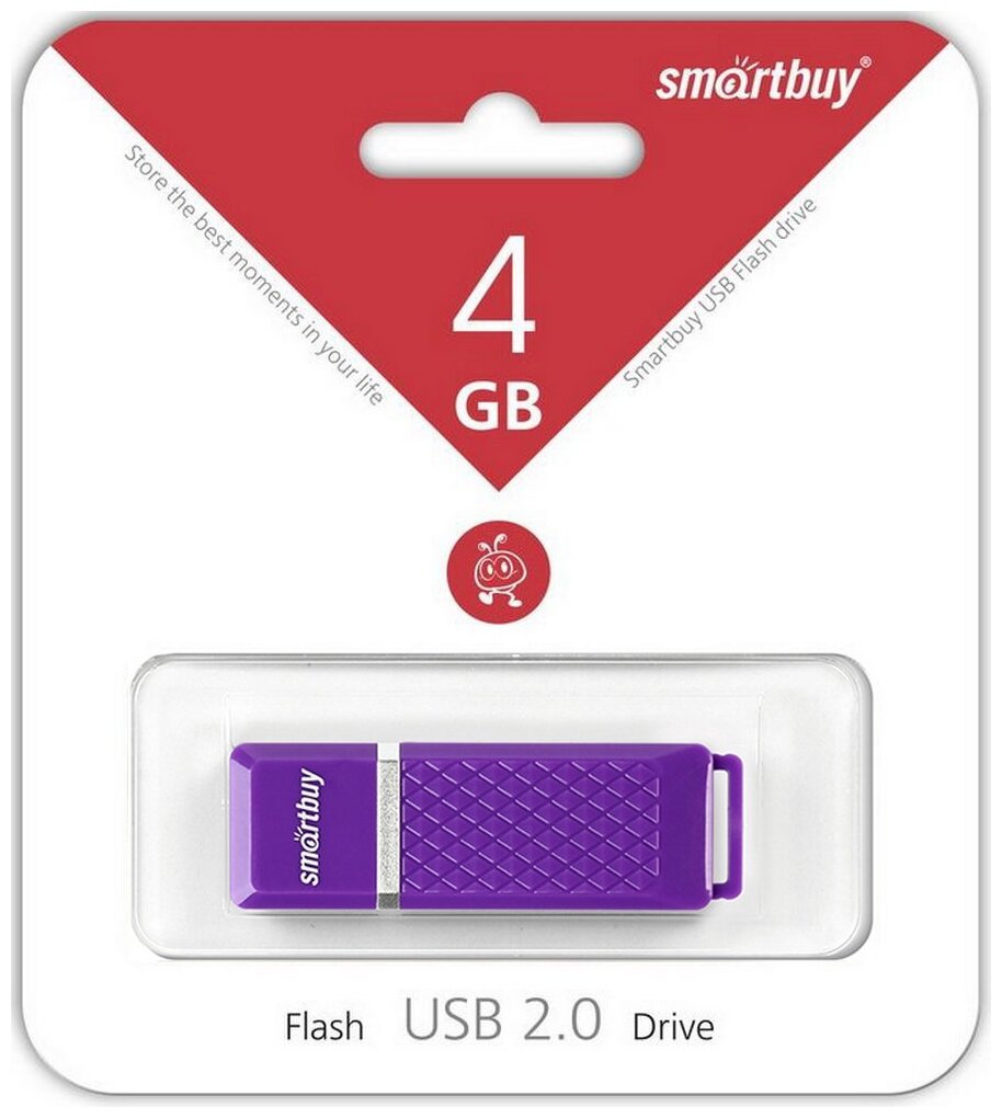 SMARTBUY Флешка 4Gb SmartBuy Quartz Violet