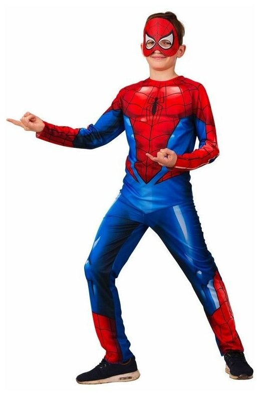 Карнавальный костюм Человек-Паук Мстители, размер 116-60, Батик 5093-116-60