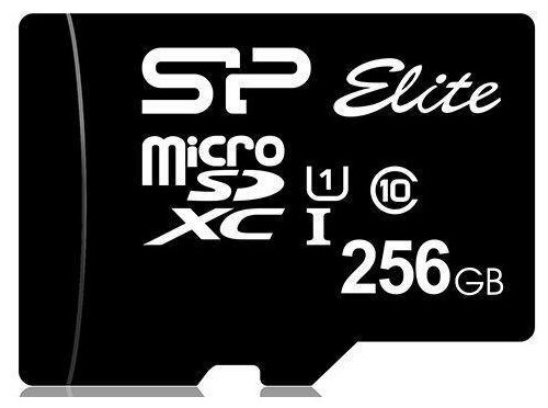 Флеш карта microSDXC 256Gb Class10 Silicon Power SP256GBSTXBU1V10 Elite w/o adapter