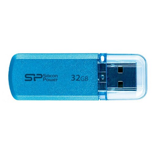 Флеш-память Silicon Power Helios 101, 32Gb, USB 2.0, син, SP032GBUF2101V1B, 1 шт.