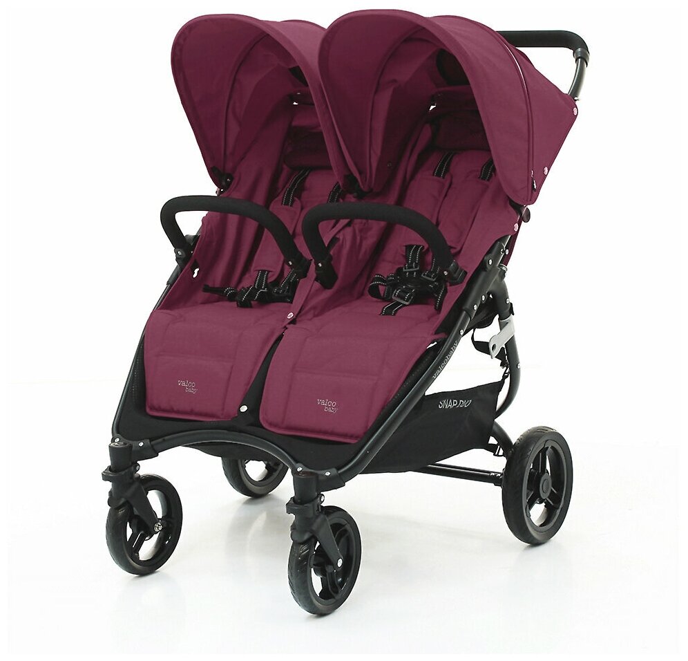 Прогулочная коляска для двойни Valco Baby Snap Duo, цвет Wine