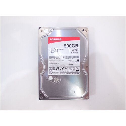 Жесткий диск SATA 35 500GB Toshiba P300 265600₽