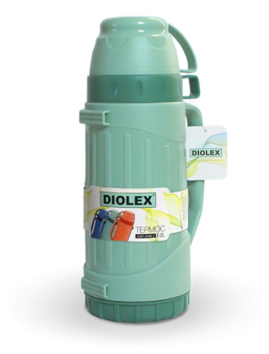 Термос Diolex DXP-1000-G зеленый 1л - фотография № 4