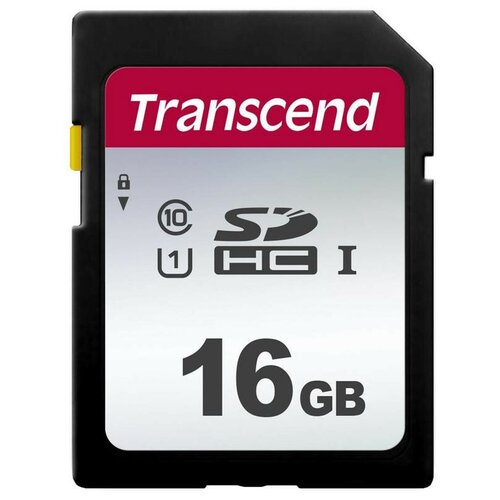 Комплект 2 штук, Карта памяти Transcend 300S SDHC 16Gb UHS-I Cl10, TS16GSDC300S